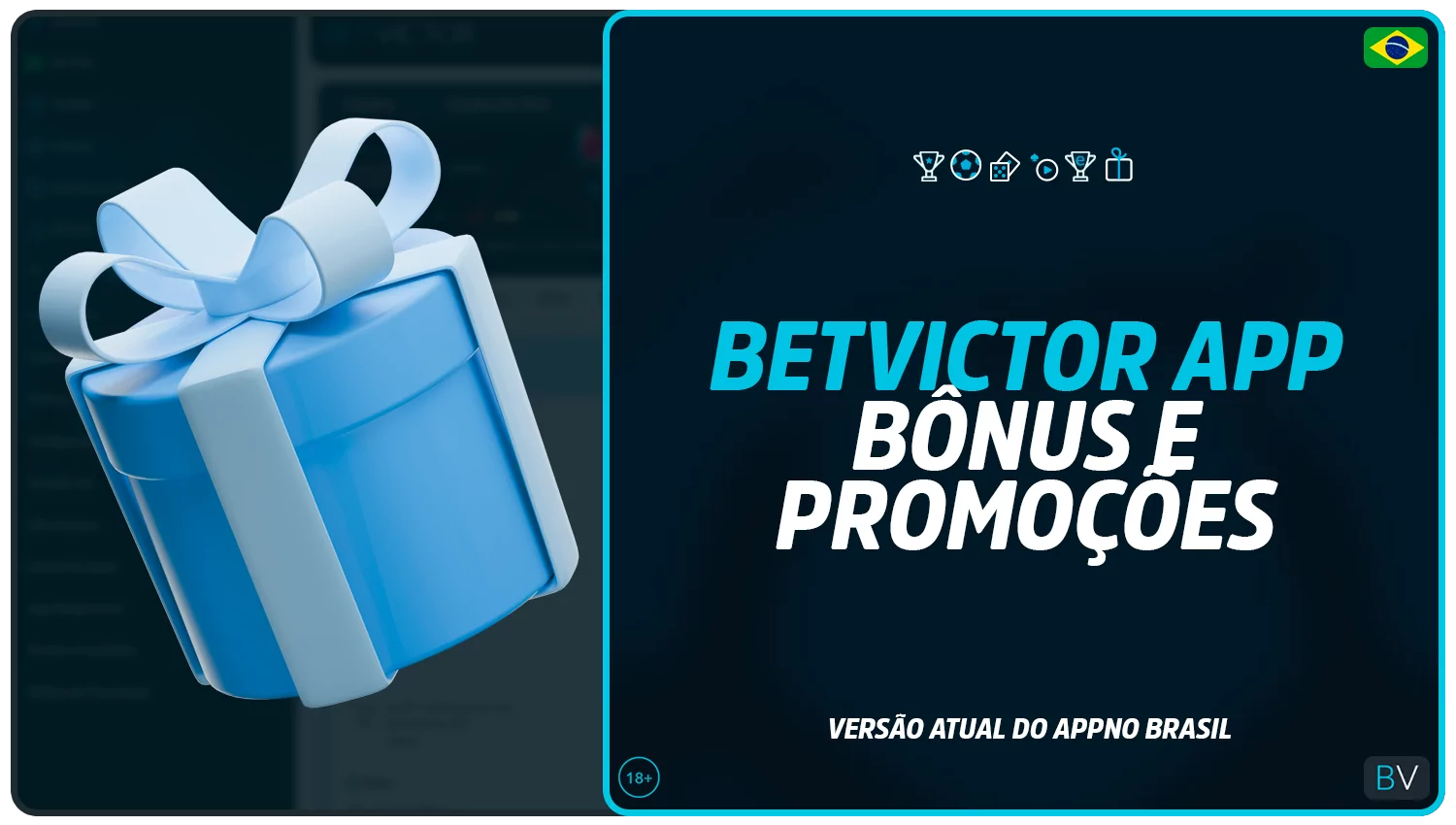 Promoções e bónus disponíveis na aplicação móvel BetVictor Brasil